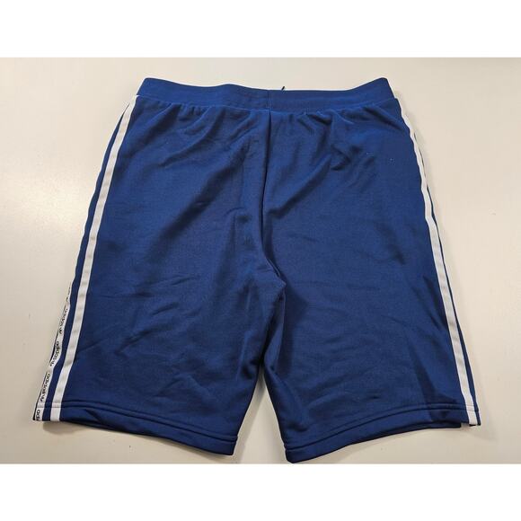 adidas Originals Boy's Micro Tape 3-Stripe Athletic Shorts M ? Collegiate blue - Picture 3 of 8